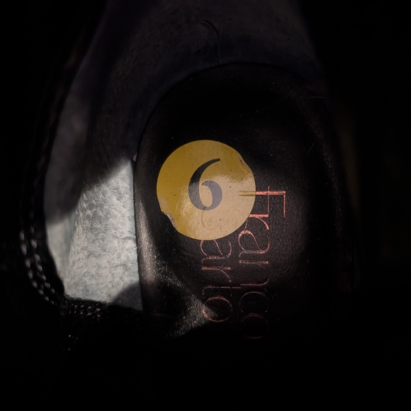 Franco Sarto Black Leather Ankle Booties - Picture 5 of 8